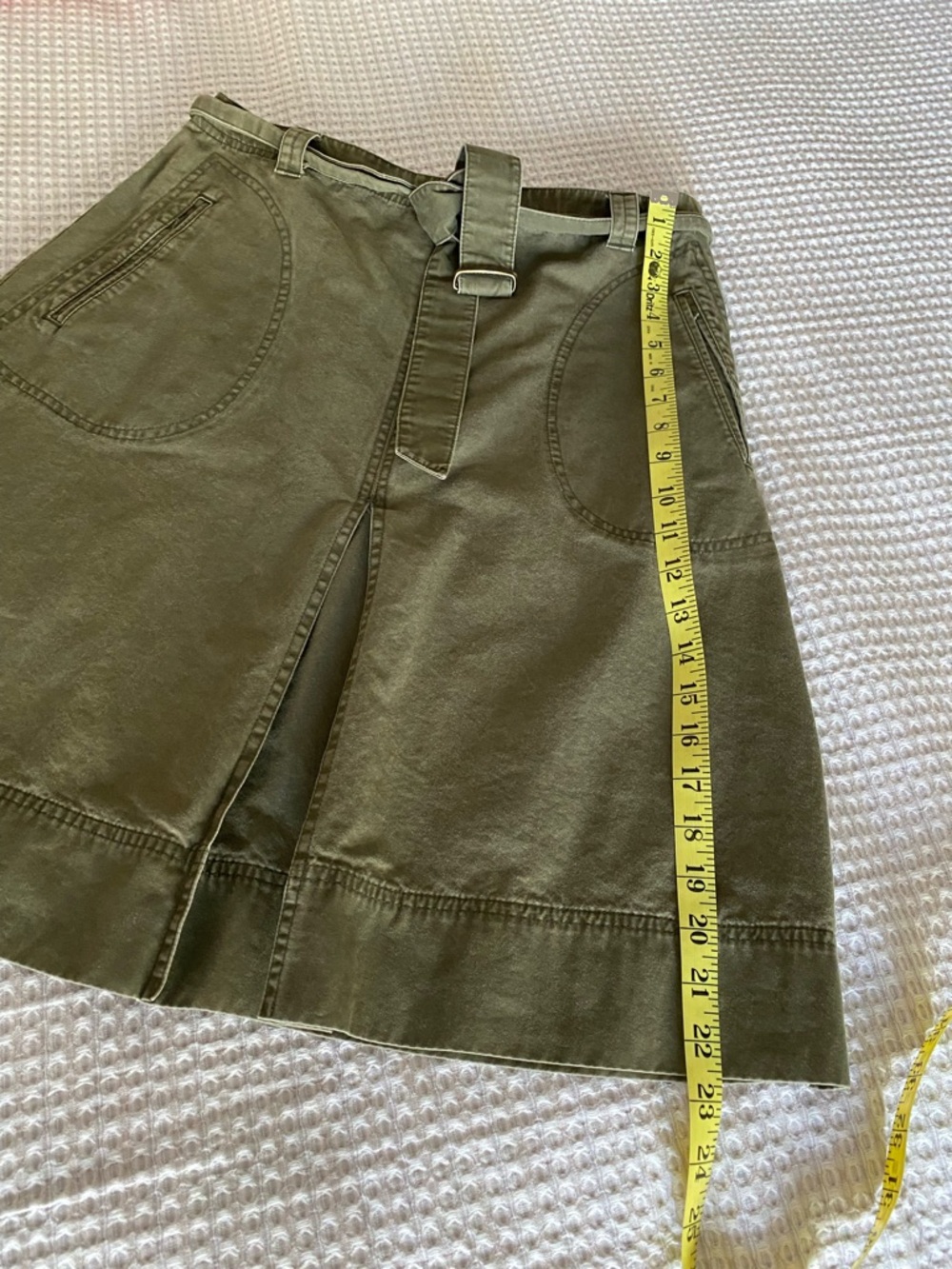 Liz Claiborne Olive Utility Skirt